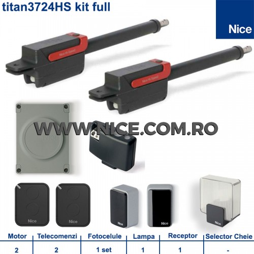 Automatizari porti batante Nice Titan3724HS Kit